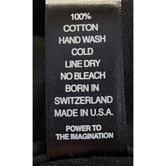 Imaginary Foundation Mens Large Fluid Rapture Crew Neck Shirt Black Orange Pink - Picture 6 of 6